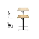 Mark Adler Leader 7.0 elektromos íróasztal, 120 cm, fekete-fa