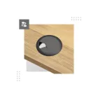 Mark Adler Leader 7.0 elektromos íróasztal, 120 cm, fekete-fa