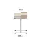Mark Adler Leader 8.0 elektromos íróasztal, 120 cm