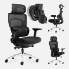 Mark Adler Visioner 6.1 ergonomikus irodai szék, masszázs funkcióval, fekete