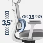 Mark Adler Visioner 8.3 ergonomikus irodai szék, masszázs funkcióval, szürke
