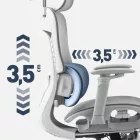 Mark Adler Visioner 8.3 ergonomikus irodai szék, masszázs funkcióval, szürke