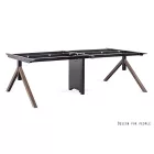 UNIQUE MARS tárgyalóasztal, 4 személyes munkaállomás, 240x140 cm