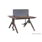 UNIQUE MARS tárgyalóasztal, 4 személyes munkaállomás, 240x140 cm