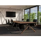 UNIQUE MARS tárgyalóasztal, 4 személyes munkaállomás, 240x140 cm