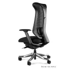 UNIQUE FOCUS ergonomikus irodai szék, fekete, szövetes ülőlappal