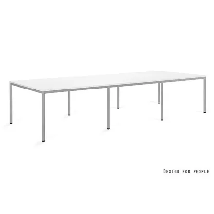 UNIQUE NOBE 6 személyes munkaállomás, tárgyalóasztal, 360x140 cm