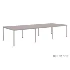 UNIQUE NOBE 6 személyes munkaállomás, tárgyalóasztal, 360x140 cm