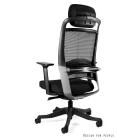 UNIQUE FULKRUM ergonomikus irodai szék, fekete