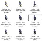 UNIQUE FULKRUM ergonomikus irodai szék, színes 