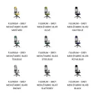 UNIQUE FULKRUM ergonomikus irodai szék, színes 