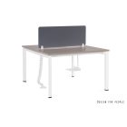 UNIQUE PASON tárgyalóasztal, 4 személyes munkaállomás, 240x140 cm