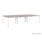 UNIQUE PASON tárgyalóasztal, 6 személyes munkaállomás, 360x140 cm