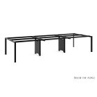 UNIQUE PASON tárgyalóasztal, 6 személyes munkaállomás, 360x140 cm