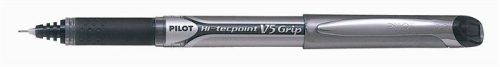 PILOT Rollertoll, 0,3 mm, tűhegyű, PILOT "Hi-Tecpoint V5 Grip", fekete