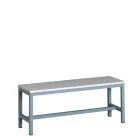 Öltözőpad bútorlap ülőfelülettel, 100 cm