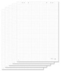 Flipchart papír, négyzethálós, 68x98 cm, 5x20 lap, SIGEL