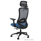 UNIQUE Adapta ergonomikus irodai szék, kék