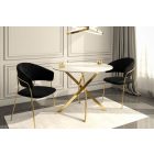 ST19-FX kerek üvegasztal, többféle