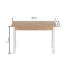 ST22-FX bővíthető asztal, 67x120/160 cm, többféle