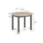 ST3-FX bővíthető körasztal, 100/140 cm, többféle