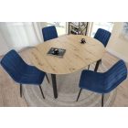 ST5-FX bővíthető körasztal, 100/140 cm, többféle