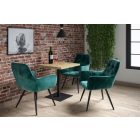 ST(B)-FX (noga T) tölgy asztal, 67x67 cm