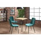 ST(B)-FX (noga III) tölgy asztal, 67x67 cm