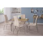 ST(B)-FX (noga II) tölgy asztal, 67x101 cm