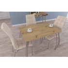 ST(B)-FX (noga II) tölgy asztal, 67x101 cm