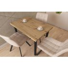 ST(B)-FX (noga I) tölgy asztal, 67x128 cm