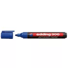 Alkoholos marker, 1,5-3 mm, kúpos, EDDING "300", fekete