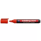 Alkoholos marker, 1,5-3 mm, kúpos, EDDING "300", fekete