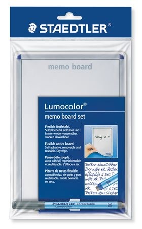 STAEDTLER Üzenőtábla, öntapadó, írható, 21x14,8 cm, STAEDTLER "Lumocolor Memo Board"