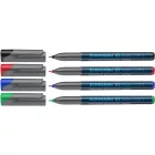 Alkoholos marker készlet, OHP, 0,4 mm, SCHNEIDER "Maxx 220 S", 4 különböző szín