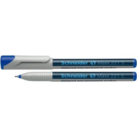 SCHNEIDER Alkoholmentes marker, OHP, 0,4 mm, SCHNEIDER "Maxx 221 S", kék