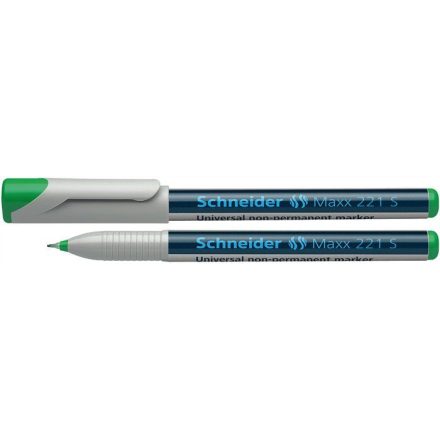 SCHNEIDER Alkoholmentes marker, OHP, 0,4 mm, SCHNEIDER "Maxx 221 S", zöld