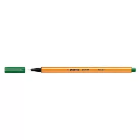 STABILO Tűfilc, 0,4 mm, STABILO "Point 88", zöld