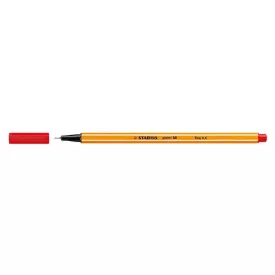 STABILO Tűfilc, 0,4 mm, STABILO "Point 88", piros