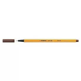STABILO Tűfilc, 0,4 mm, STABILO "Point 88", barna
