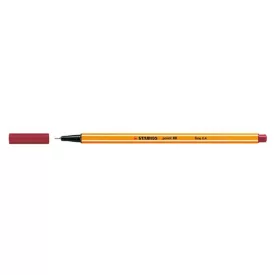   STABILO Tűfilc, 0,4 mm, STABILO "Point 88", karmazsin bordó