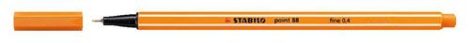 STABILO Tűfilc, 0,4 mm, STABILO "Point 88", narancssárga