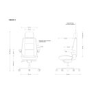 UNIQUE TORMENTA ergonomikus irodai szék