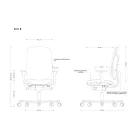 UNIQUE GRID M ergonomikus irodai szék