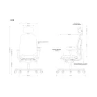 UNIQUE GRID ergonomikus irodai szék