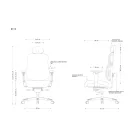 UNIQUE Otto ergonomikus prémium irodai szék