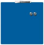 Üzenőtábla, mágneses, írható, kék, 36x36 cm, REXEL