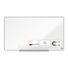 Fehértábla, mágneses, széles képarány, 32"/71x40 cm, alumínium keret, NOBO Impression Pro