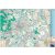 Falitérkép, 100x140 cm, fémléces, Budapest térképe és utcajegyzéke, STIEFEL