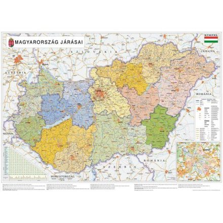 Falitérkép, Magyarország járástérképe